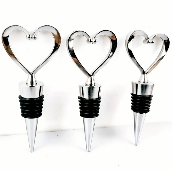NWT 1 Heart Wine Stopper - Picture 4 of 4